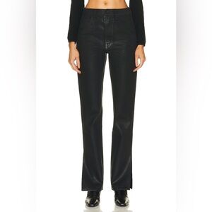 GRLFRND Harlow High-Rise Bootcut Jeans w/ Slit Hem Manhattan Black - Size 30